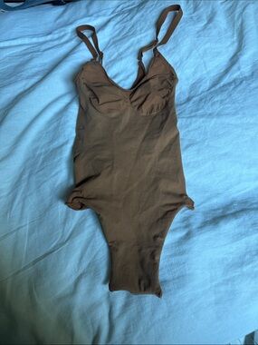 SKIMS Brown Sculpting Bodysuit